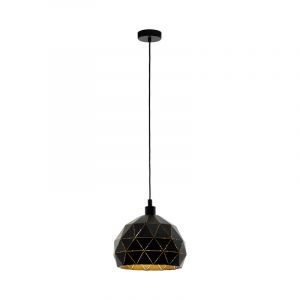 Schwarze moderne Pendelleuchte Stahl, Silva