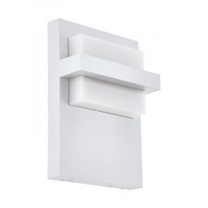 Weiße moderne Außenleuchte Aluminium, Nicol, 10W, 3000K LED, IP44