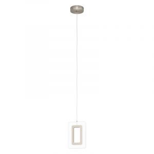 Nickel Pendelleuchte Kunststoff, Niels, 5W, 3000K LED