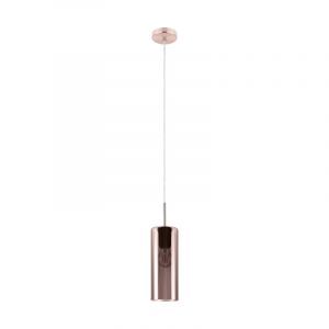 Kupfer design Pendelleuchte Glas, Tino