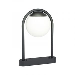 Schwarze moderne Außenleuchte Stahl, Lynne, IP44