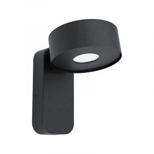 Schwarze moderne Außenleuchte Stahl, Liliana, 6W, 3000K LED, IP44
