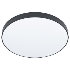 Schwarze Aufbauspot Stahl, Zippora, 24W, in Lichtfarbe einstellbare LED