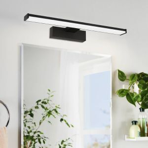 Schwarze Spiegelbeleuchtung Kunststoff, Nancy, 7,4W, 4000K LED, IP44