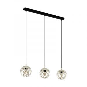 Graue moderne Pendelleuchte Stahl, Eveliene