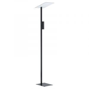 Weiße moderne Stehlampe Aluminium, Annegreet, mit Schalter