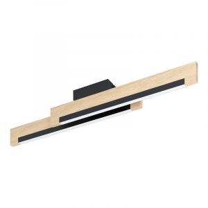 Holz Deckenlampe Braun, Ludovica, 10W, 3000K LED
