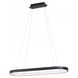 Schwarze moderne Pendelleuchte Kunststoff, Maira, 30W, 3000K LED