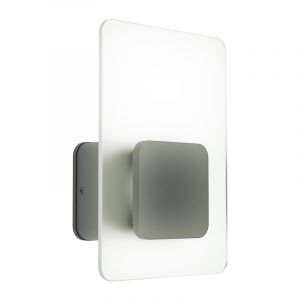 Anthrazit moderne Außenleuchte Kunststoff, Lutske, 10W, 3000K LED, IP44
