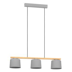 Holz Pendelleuchte Grau, Jeannot