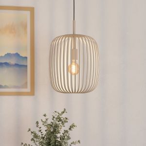 Beige industrielle Pendelleuchte Aluminium, Pietro