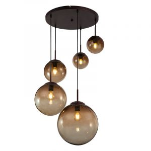 Bernstein design Pendelleuchte Glas, Novia