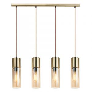 Bernstein design Pendelleuchte Glas, Xena