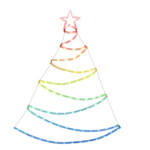 Beleuchteter Weihnachtsbaum RGB