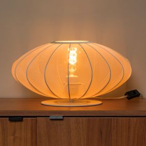 Beige Tischleuchte Modern, Corina, mit Schalter