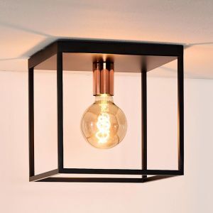 Schwarze Deckenlampe Modern, Arthur