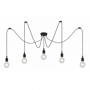 Schwarze Pendelleuchte Modern, Fix