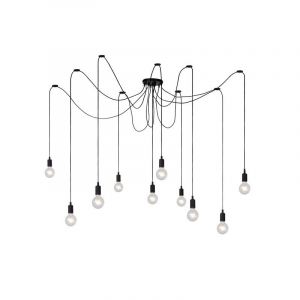 Schwarze Pendelleuchte Modern, Fix