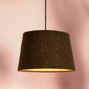 Grüne Pendelleuchte Vintage, Woolly