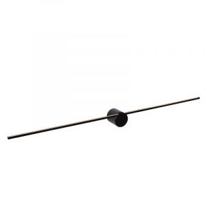 Schwarze Wandleuchte Modern, Mizar, 10W, 2700K LED, IP44