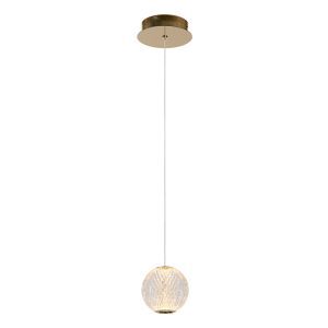 Transparente Pendelleuchte Modern, Cintra, 5,7W, 2700K LED