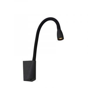 Schwarze Wandleuchte Modern, Galen, 3W, 3000K LED, mit Schalter