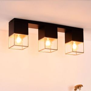Goldene Deckenlampe Modern, Rixt