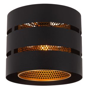 Schwarze Deckenlampe Modern, Rosas
