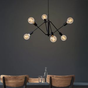 Schwarze Pendelleuchte Modern, Lester