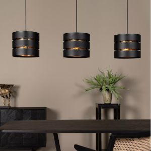 Schwarze Pendelleuchte Modern, Rosas