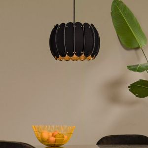 Schwarze Pendelleuchte Modern, Spencer