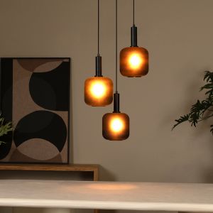 Schwarze Pendelleuchte Modern, Eloise