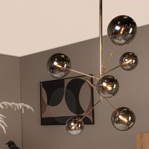 Goldene Pendelleuchte Modern, Alara