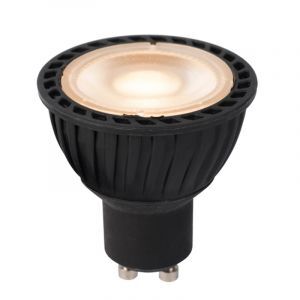 Dimmbare Lucide GU10 LED-Lampe, Jordan, schwarz, 5w, dim to warm
