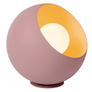 Rosa Tischleuchte Modern, Doredos, mit Schalter