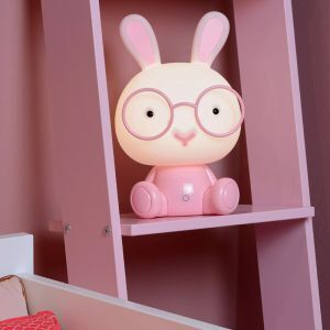 Rosa Kinderzimmer Tischleuchte, Dodo Kaninchen, 3W, 4000K LED