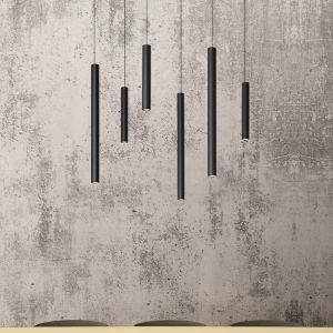 Schwarze Pendelleuchte Modern, Lorenz, 4W, 3000K LED