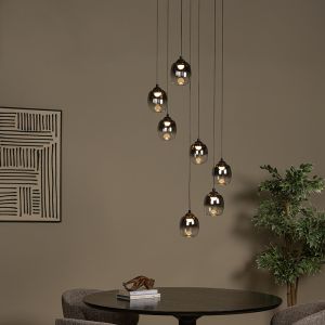 Graue Pendelleuchte Modern, Tamino, 7W, 3000K LED
