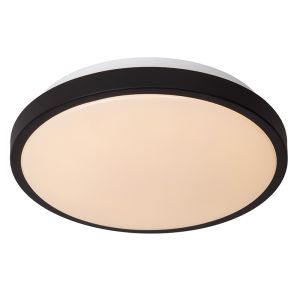 Schwarze Badezimmer Deckenleuchte Modern, Dasher, 12W, 2700K LED, IP44
