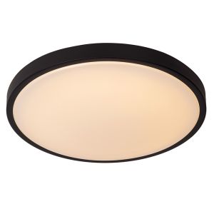 Schwarze Badezimmer Deckenleuchte Modern, Dasher, 24W, 2700K LED, IP44