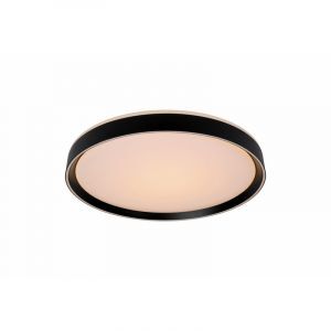 Schwarze Deckenlampe Modern, Nuria, 18W, 2700K LED