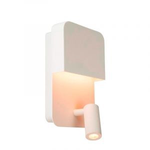 Weiße Wandleuchte Modern, Boxer, 5W, 3000K LED, mit Schalter