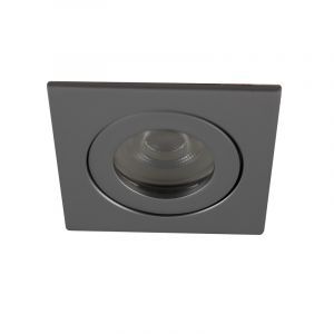 Silberne moderne Badezimmer Einbaustrahler Aluminium, Dorx, IP44
