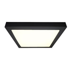 Aluminium Deckenlampe Schwarz, Rolo, 24W, 4000K LED