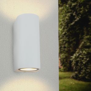 Aluminium Außenleuchte Weiß, Corina, IP44