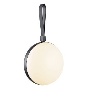 Schwarze Außenleuchte Design, Bring, 1,5W, 2700K LED, IP54, mit Schalter