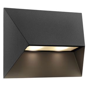 Schwarze Außenleuchte Modern, Pontio, IP54