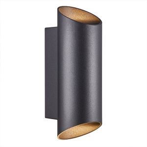 Schwarze Außenleuchte Modern, Nico, IP54