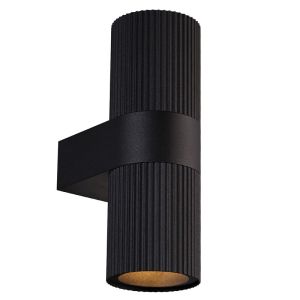 Schwarze Außenleuchte Modern, Kyklop, IP54