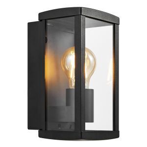 Schwarze Außenleuchte Modern, Luchy, IP44